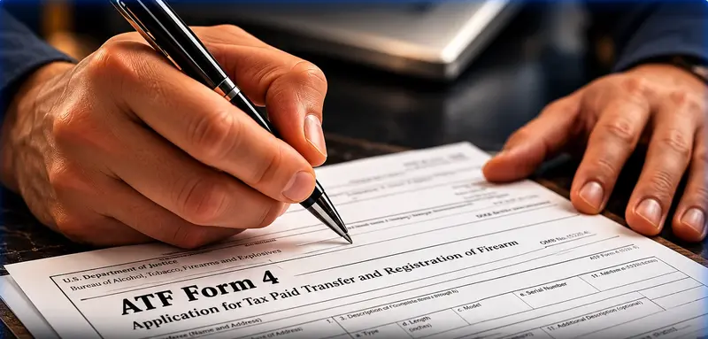 Signing an ATF Form 4 application for a tax paid transfer and registration of a firearm